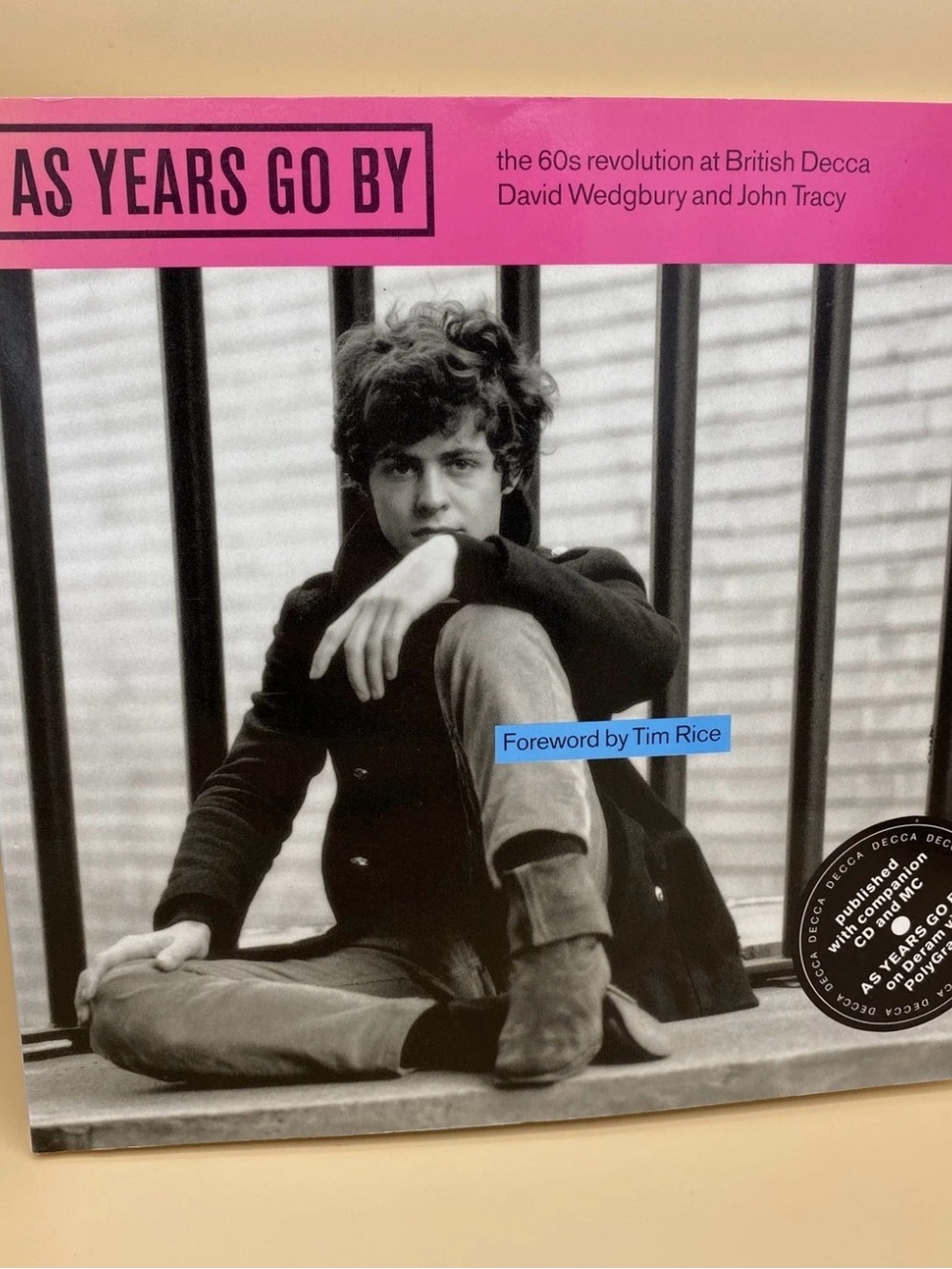 As Years Go by -John Tracy Paperback Book 1960s Rock& Roll Photography Decca Rec